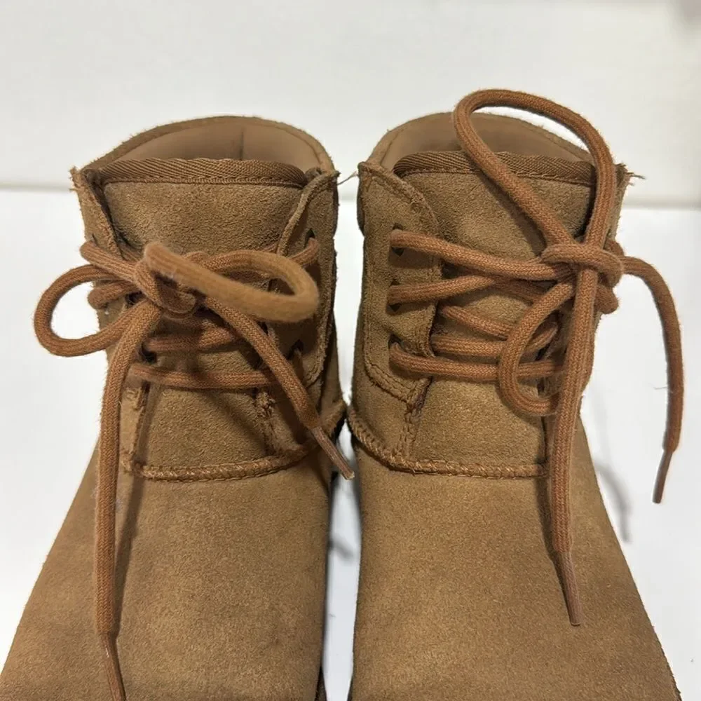 UGG NEUMEL HIKER CHESTNUT SUEDE Boots EUC